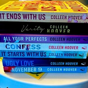 Colleen Hoover novel set of 7